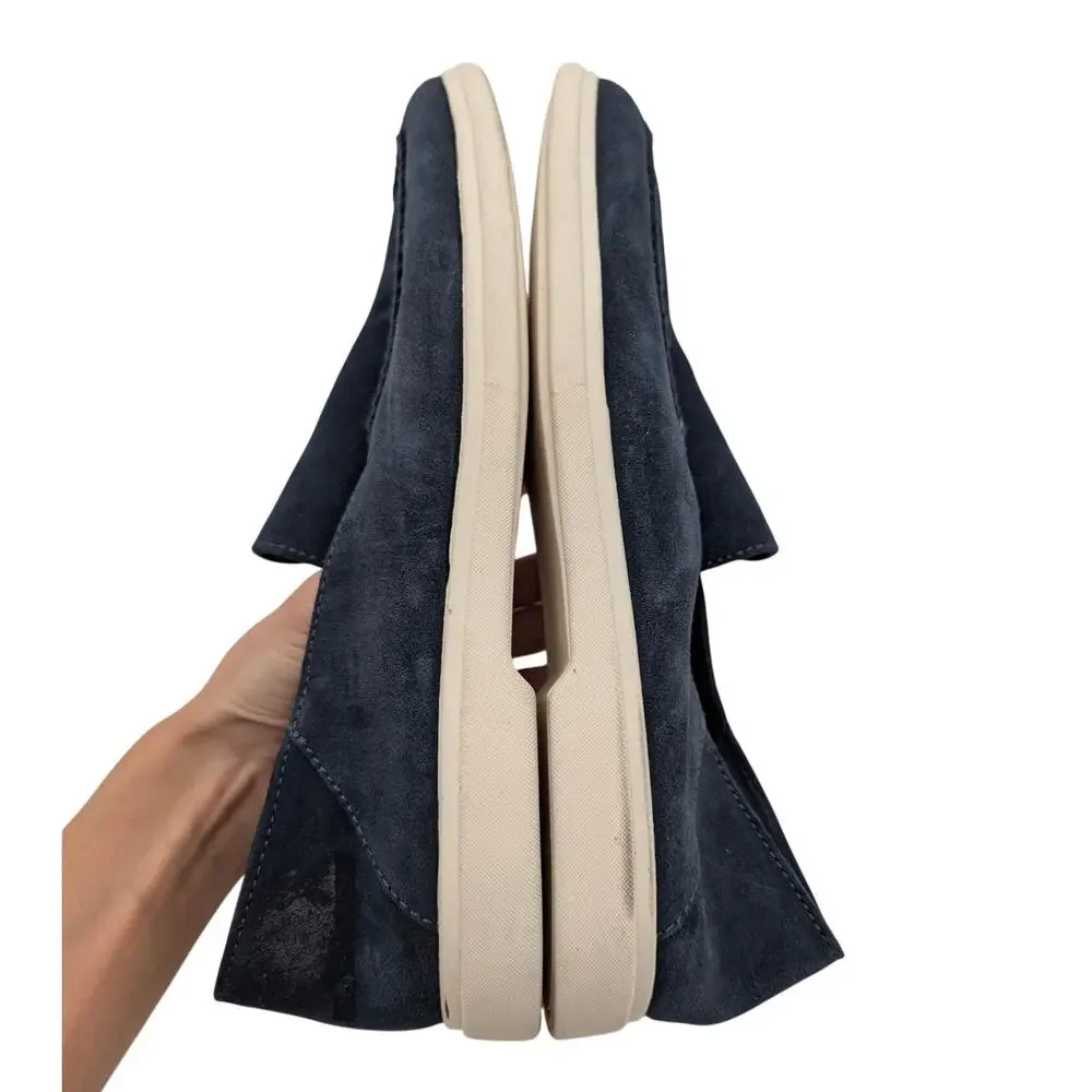 Nordstrom Axton Slip-On Loafer Shoes Round Toe Men's Navy Night Size US11M EU44